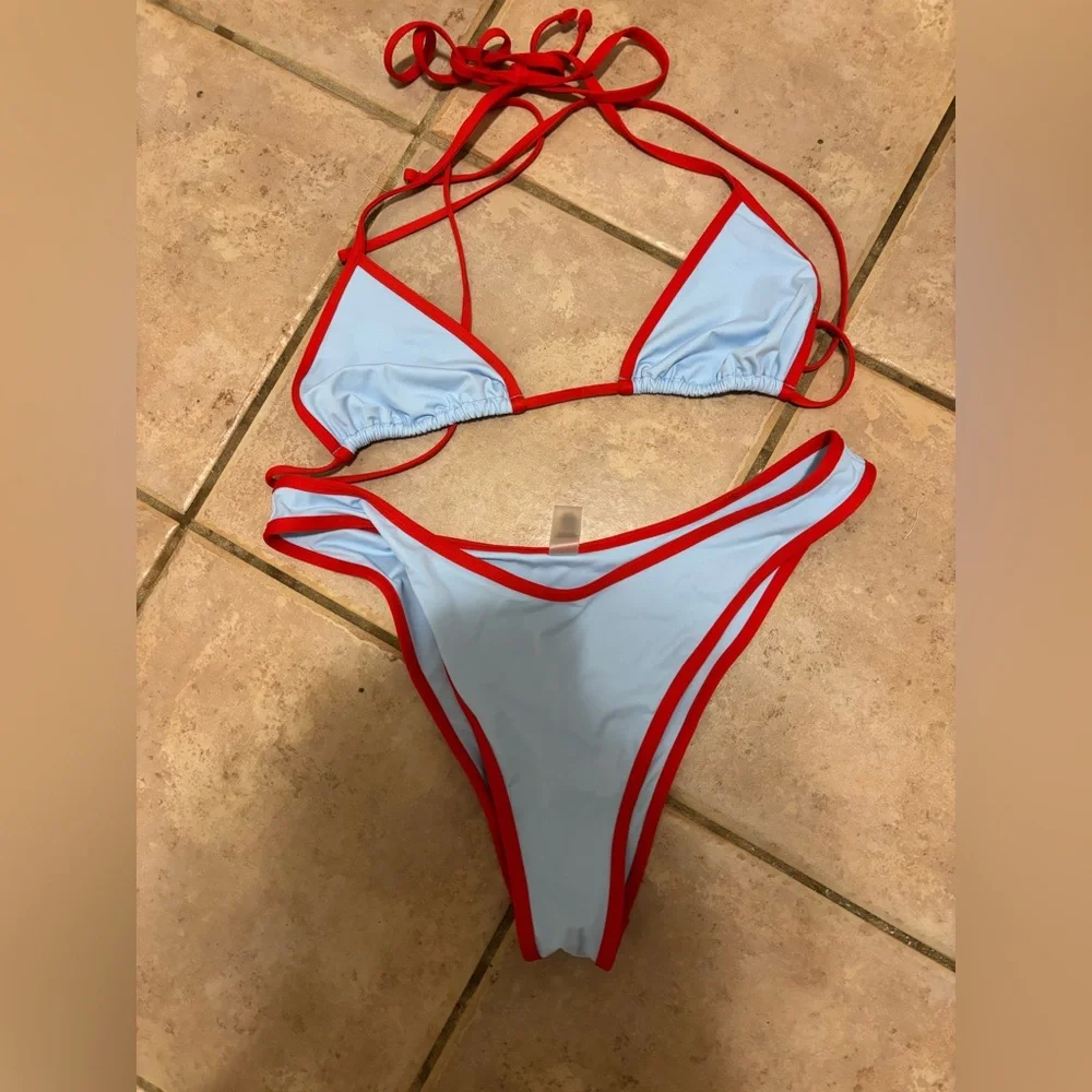 Nick String Triangle Bikini - Picture 3 of 6